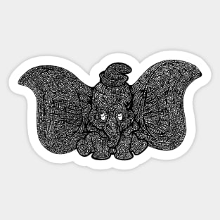 Dumbo Sticker